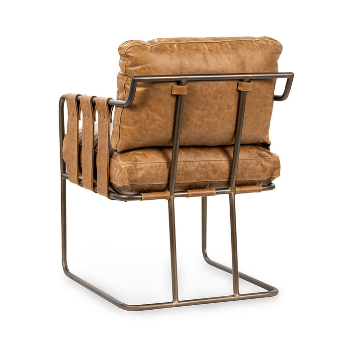 Classic Home - Strapling Leather Dining Chair - 53002061 - GreatFurnitureDeal