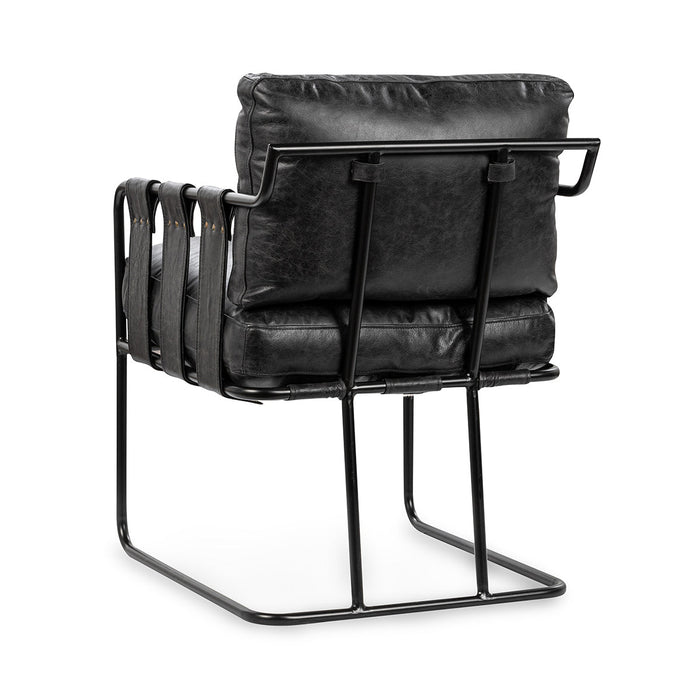 Classic Home - Strapling Leather Dining Chair - 53002062 - GreatFurnitureDeal