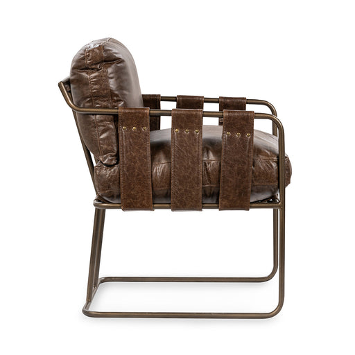 Classic Home - Strapling Leather Dining Chair - 53002063 - GreatFurnitureDeal