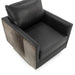 Classic Home - Lathe Swivel Chair in Onyx Black - 53002067 - GreatFurnitureDeal