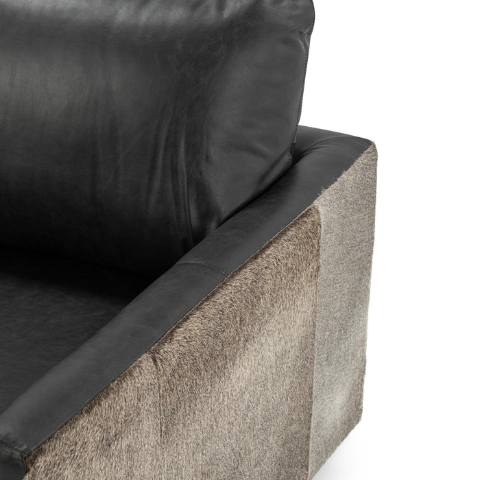 Classic Home - Lathe Swivel Chair in Onyx Black - 53002067 - GreatFurnitureDeal