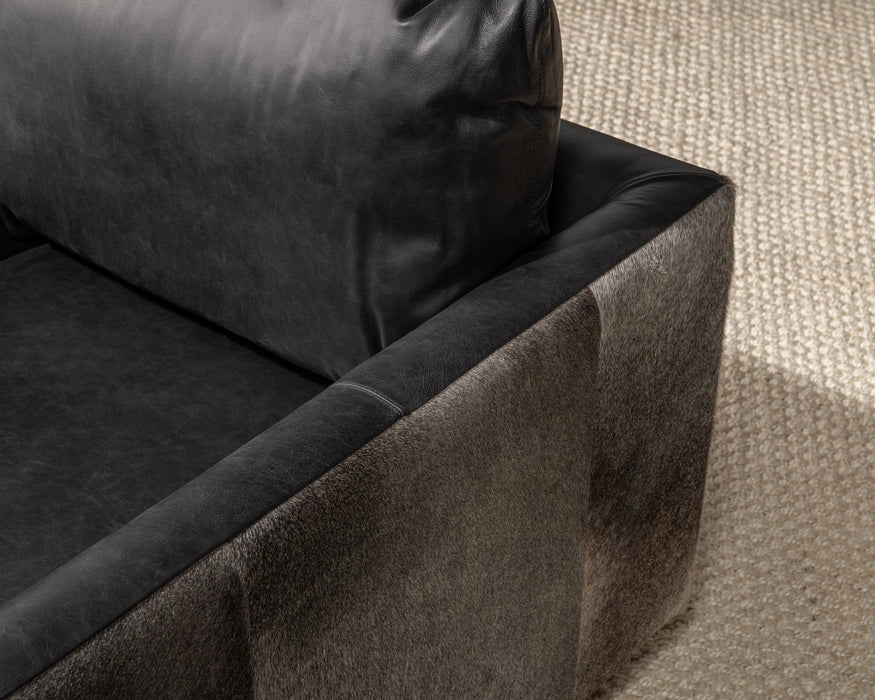Classic Home - Lathe Swivel Chair in Onyx Black - 53002067 - GreatFurnitureDeal