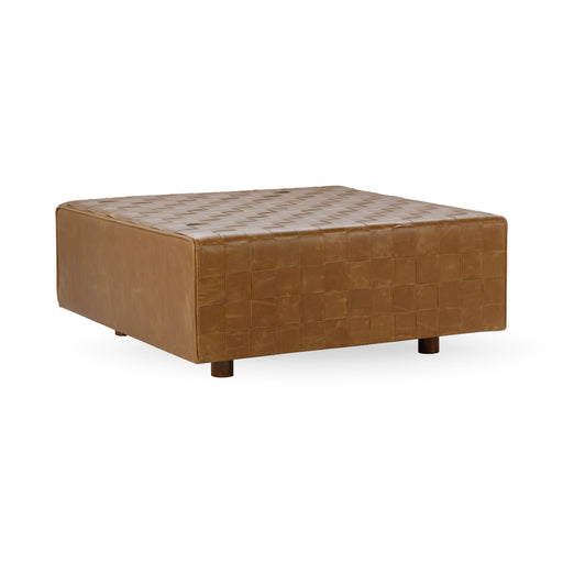 Classic Home - Aristo Leather Square Cocktail Ottoman - 53002094 - GreatFurnitureDeal