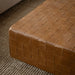 Classic Home - Aristo Leather Square Cocktail Ottoman - 53002094 - GreatFurnitureDeal