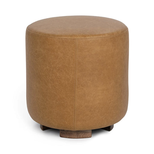 Classic Home - Millo 18" Round Ottoman in Sedona Brown - 53002098 - GreatFurnitureDeal