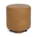 Classic Home - Millo 18" Round Ottoman in Sedona Brown - 53002098 - GreatFurnitureDeal