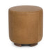 Classic Home - Millo 18" Round Ottoman in Sedona Brown - 53002098 - GreatFurnitureDeal