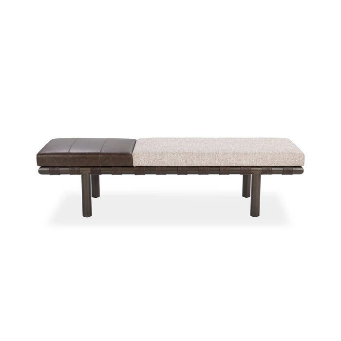 Classic Home - Brooklyn Accent Bench in Cocoa Latte - 53002133