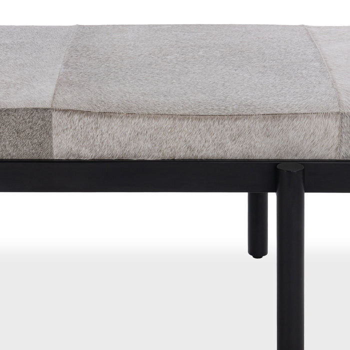 Classic Home - Evelyn Accent Bench in Sparrow Gray - 53002134