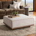 Classic Home - Ellerie 40" Square Ottoman in Latte - 53002137 - GreatFurnitureDeal