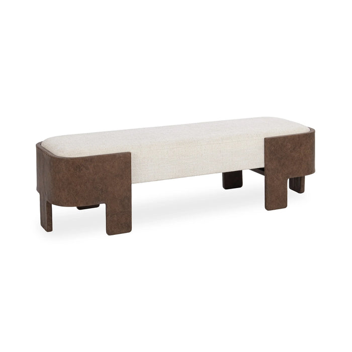 Classic Home - Janya Accent Bench in Oat Cream - 53002140