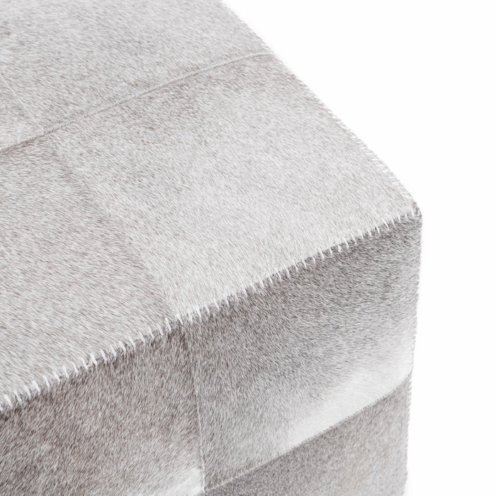 Classic Home - Landyn 18" Square Ottoman in Sparrow Gray - 53002144 - GreatFurnitureDeal