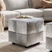 Classic Home - Landyn 18" Square Ottoman in Sparrow Gray - 53002144 - GreatFurnitureDeal