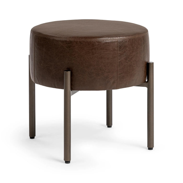 Classic Home - Aimie Accent Stool in Cocoa Brown - 53002145 - GreatFurnitureDeal