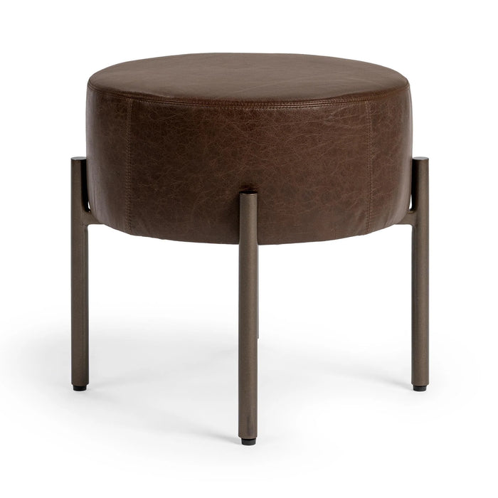 Classic Home - Aimie Accent Stool in Cocoa Brown - 53002145 - GreatFurnitureDeal