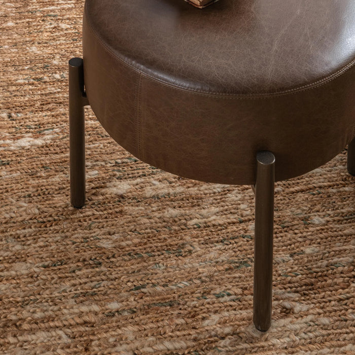 Classic Home - Aimie Accent Stool in Cocoa Brown - 53002145 - GreatFurnitureDeal