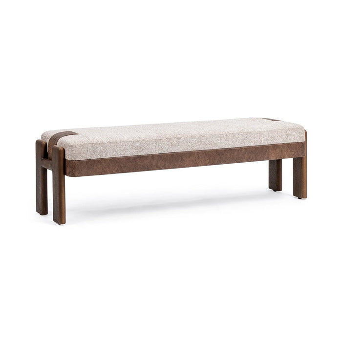 Classic Home - Kava Accent Bench in Cocoa Latte - 53002146