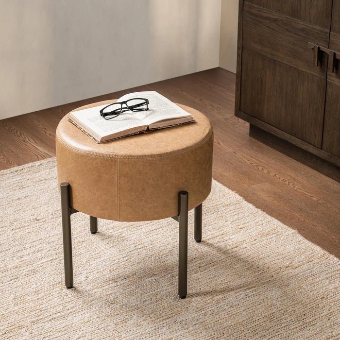 Classic Home - Aimie Accent Stool in Sedona Brown - 53002156 - GreatFurnitureDeal