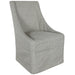 Classic Home - Warwick Upholstered Rolling Dining Chair Gray (Set of 2) - 53004328 - GreatFurnitureDeal