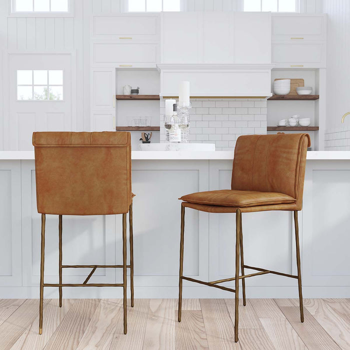 Classic Home Furniture - Mayer 26" Counter Stool Tan - 53004334 - GreatFurnitureDeal