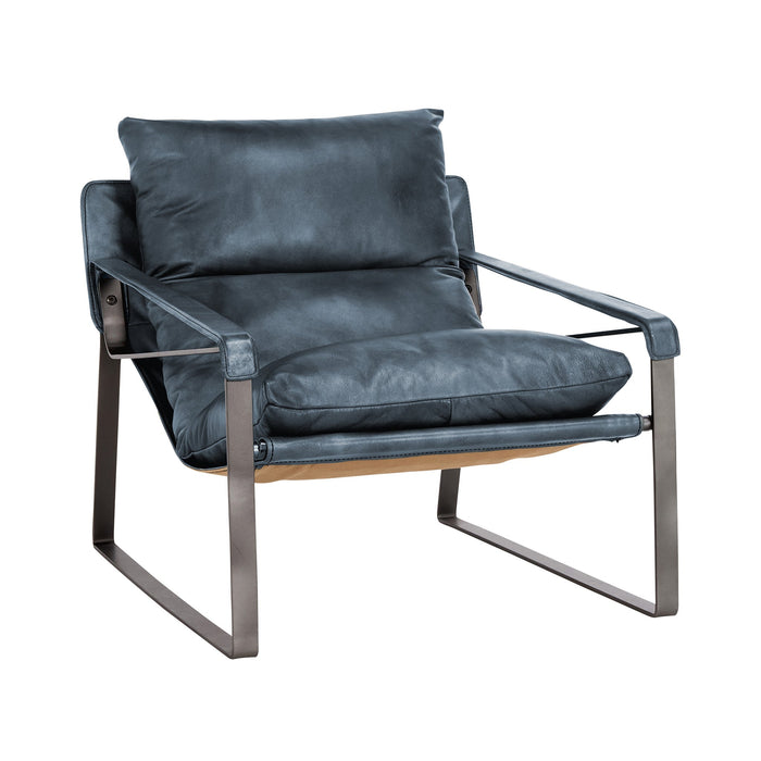 Classic Home - Morgan Accent Chair in Ocean Blue - 53004677 - GreatFurnitureDeal
