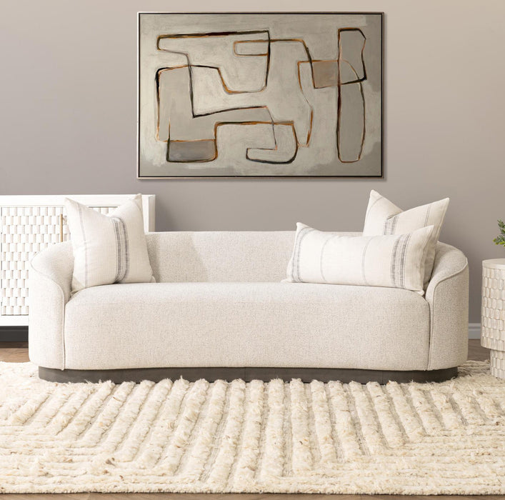 Classic Home - Beverly Upholstered Sofa - Coastal Breeze - 53004708 - GreatFurnitureDeal