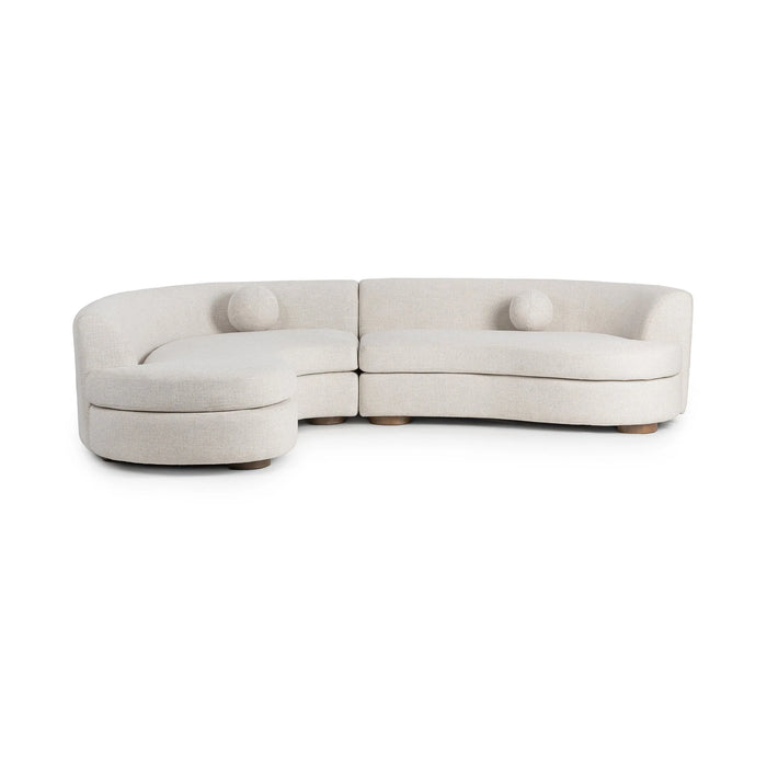 Classic Home - Concord 2 Piece Sectional in Frosty Oat - 53006719