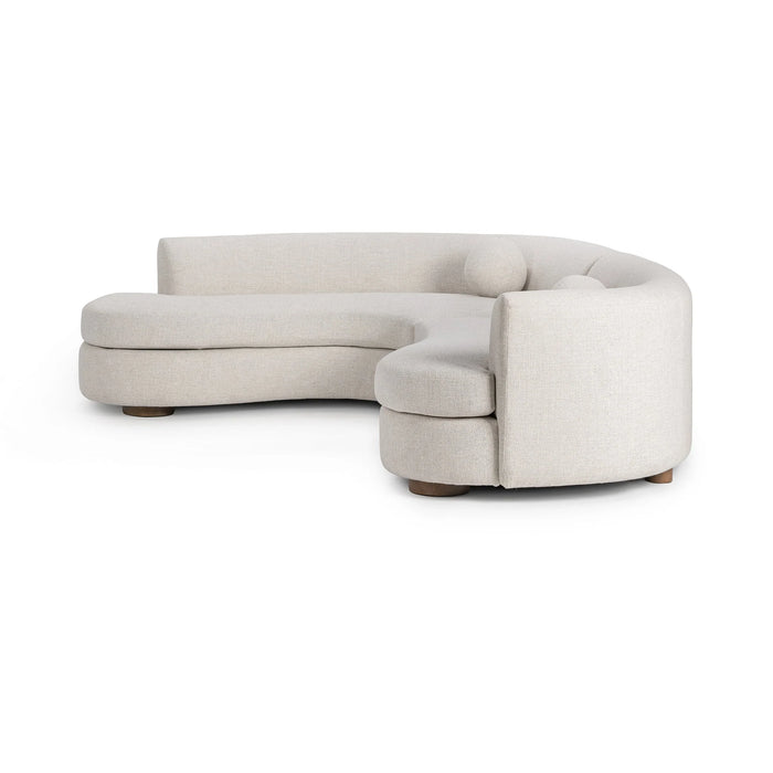 Classic Home - Concord 2 Piece Sectional in Frosty Oat - 53006719