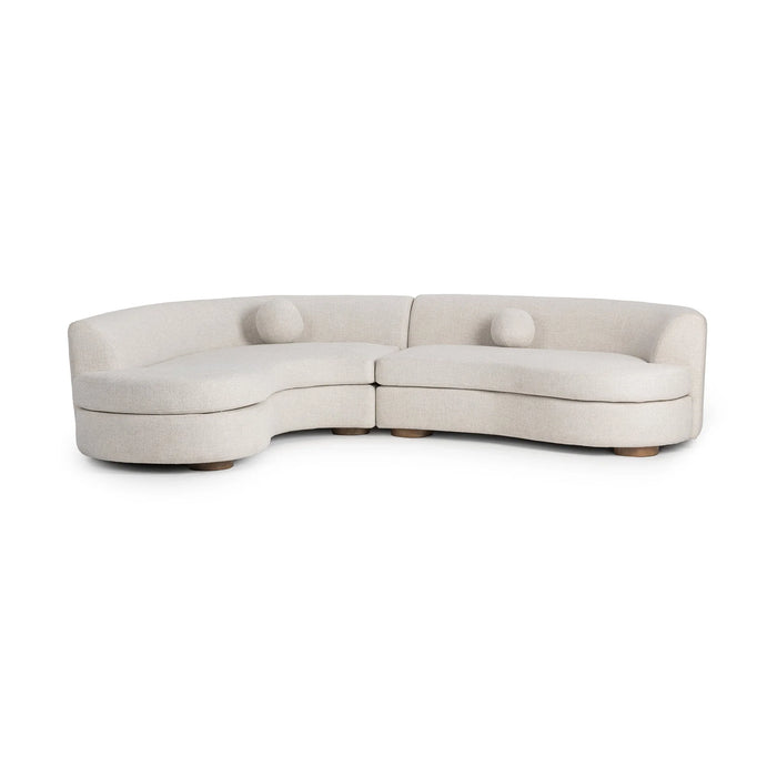 Classic Home - Concord 2 Piece Sectional in Frosty Oat - 53006719