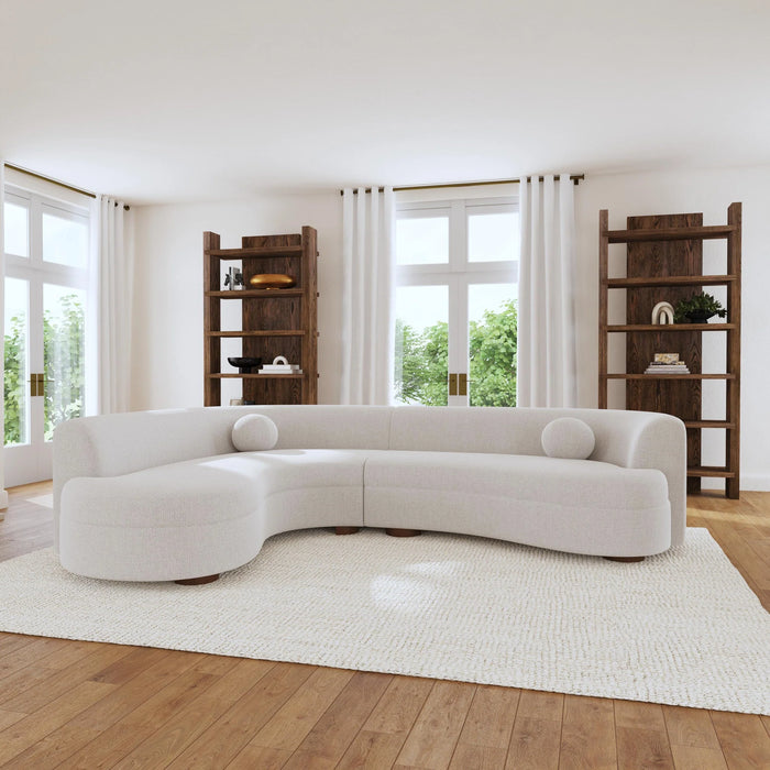 Classic Home - Concord 2 Piece Sectional in Frosty Oat - 53006719