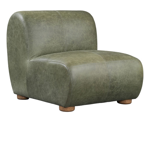 Classic Home Furniture - Arcadia Accent Chair in Green Leather - 53004794 - GreatFurnitureDeal