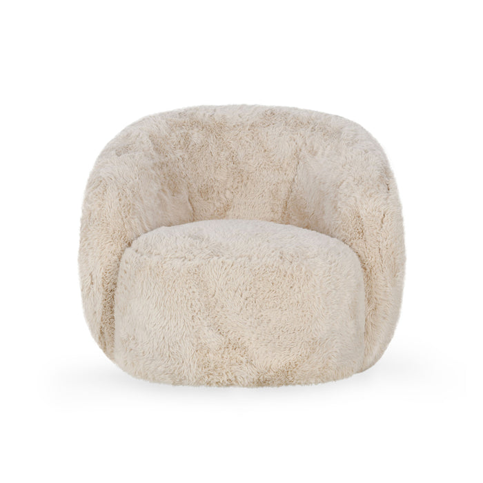 Classic Home - Adley Plush Swivel Accent Chair Sand - 53004800 - GreatFurnitureDeal