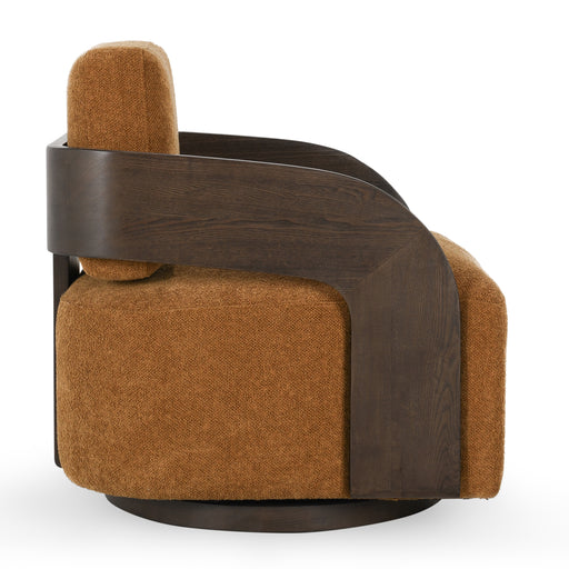 Classic Home - Toscana Swivel Accent Chair Amber - 53004804 - GreatFurnitureDeal