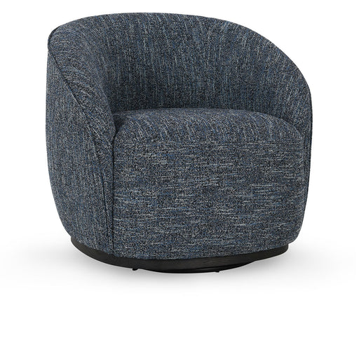 Classic Home - Andrea Swivel Accent Chair in Blue - 53004811 - GreatFurnitureDeal