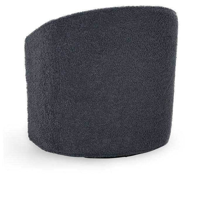 Classic Home - Valencia Swivel Accent Chair in Blue - 53004816 - GreatFurnitureDeal