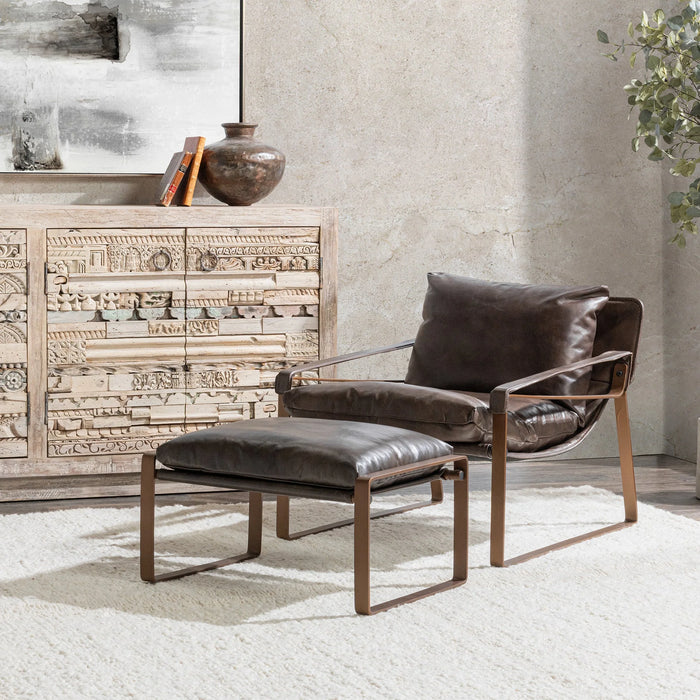 Classic Home - Morgan Accent Chair in Truffle Brown - 53005448