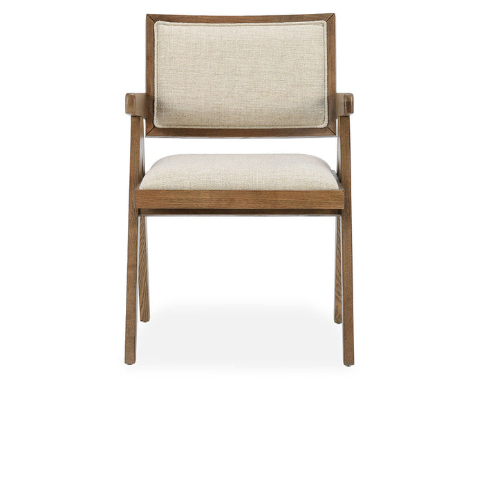 Classic Home - Dolton Linen Blend Dining Arm Chair Beige/Natural - 53006008 - GreatFurnitureDeal