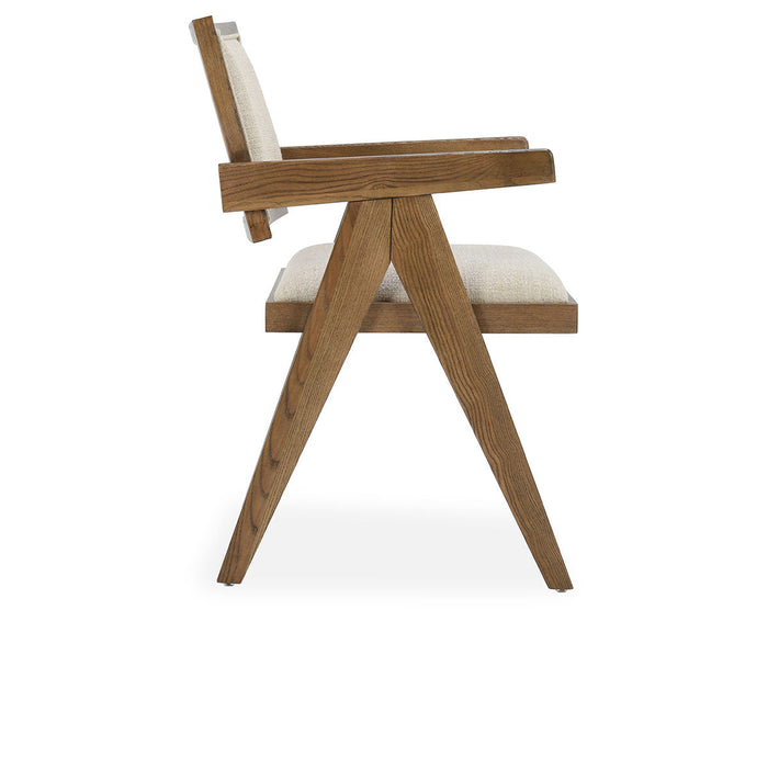 Classic Home - Dolton Linen Blend Dining Arm Chair Beige/Natural - 53006008 - GreatFurnitureDeal