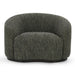 Classic Home - Beverly Green Boucle Fabric Upholstered Swivel Accent Chair - 53006039 - GreatFurnitureDeal