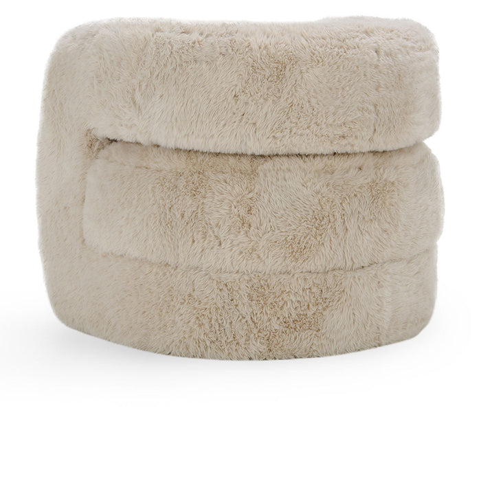 Classic Home - Teddy Plush Accent Chair Beige - 53006040 - GreatFurnitureDeal