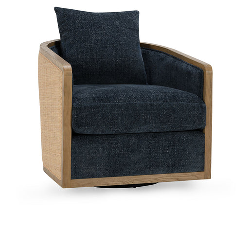 Classic Home Furniture - Bahama Swivel Accent Chair Estate Blue - 53006041 - GreatFurnitureDeal