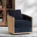 Classic Home Furniture - Bahama Swivel Accent Chair Estate Blue - 53006041 - GreatFurnitureDeal