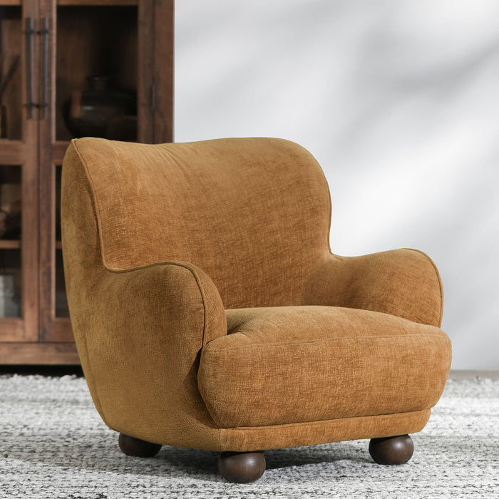 Classic Home Furniture - Penelope Upholstered Accent Chair Amber - 53006047