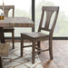 Tuscany Reclaimed - Pine Wood Dining Chair Set of 2 Distressed Brown - 53006057 - GreatFurnitureDeal
