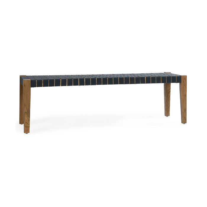 Classic Home - Orlando Solid Wood Bench - Charcoal - 53006059 - GreatFurnitureDeal