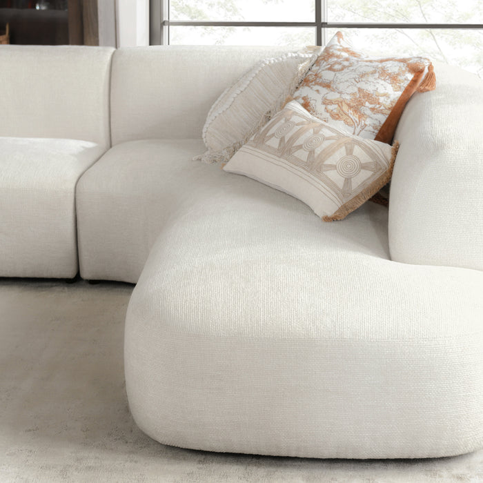 Classic Home Furniture - Anniston 2pc Sectional w/RAF Chaise Ivory - 53006070 - GreatFurnitureDeal