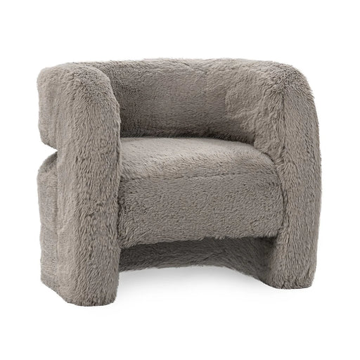 Classic Home - Teddy Plush Fabric Cushioned Accent Chair - 53006305 - GreatFurnitureDeal
