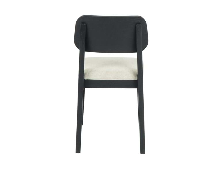 Classic Home - Deaven Upholstered Dining Chair Oak Black Set of 2 - 53006339 - GreatFurnitureDeal