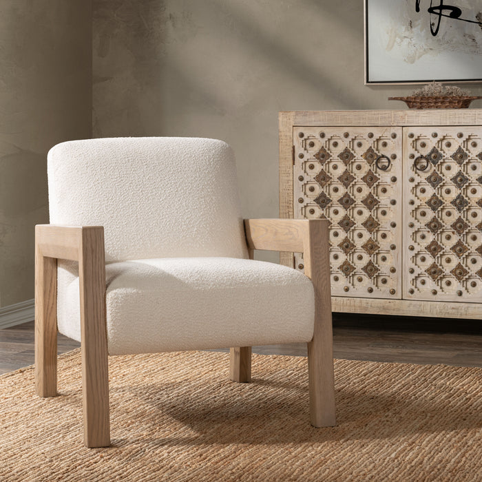Classic Home - Aliza Upholstered Fabric Accent Chair - 53006351 - GreatFurnitureDeal