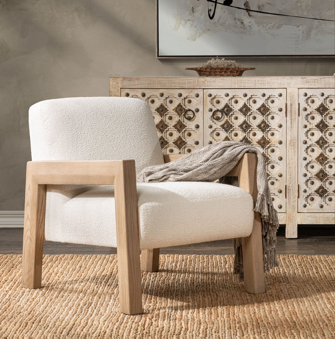 Classic Home - Aliza Upholstered Fabric Accent Chair - 53006351 - GreatFurnitureDeal